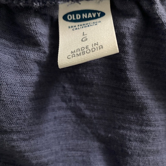 Women's Off-Shoulder Ruffle Top - Blue - Picture 2 of 2